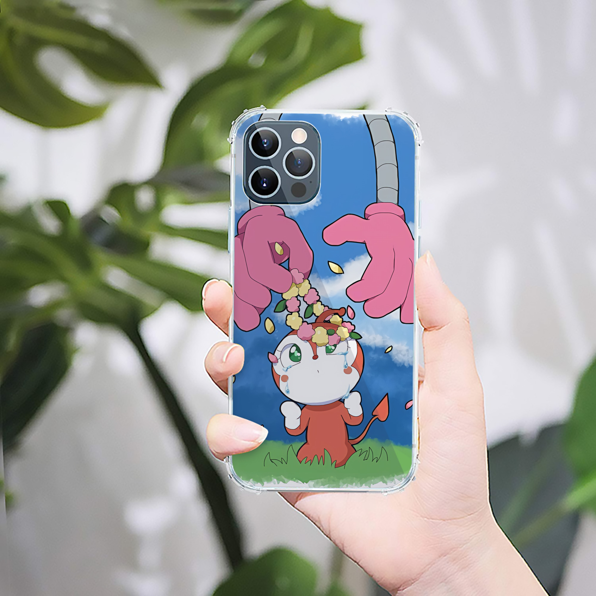 （画像用） アンパンマン Anpanman 【iPhone 12シリーズ対応】透明スマホケース（クリアソフトケース）